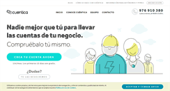 Desktop Screenshot of cuentica.com